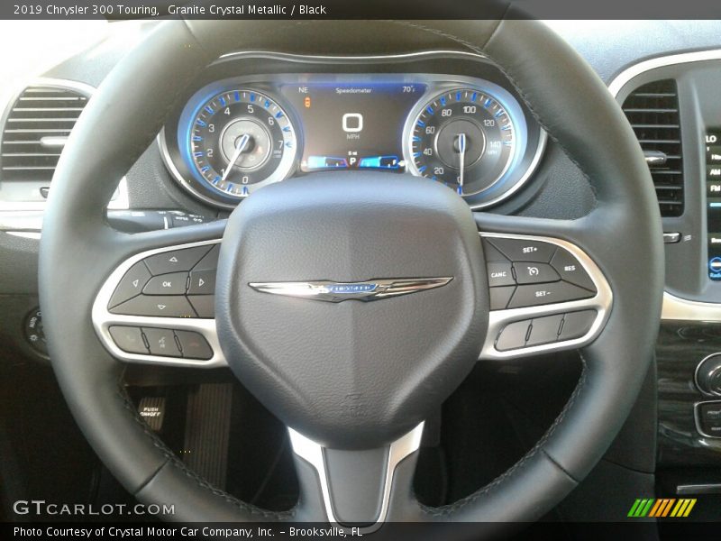 Granite Crystal Metallic / Black 2019 Chrysler 300 Touring