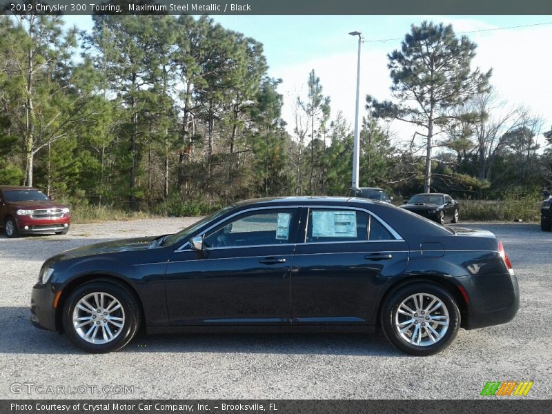 Maximum Steel Metallic / Black 2019 Chrysler 300 Touring