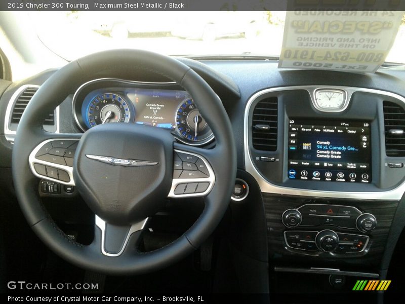 Maximum Steel Metallic / Black 2019 Chrysler 300 Touring