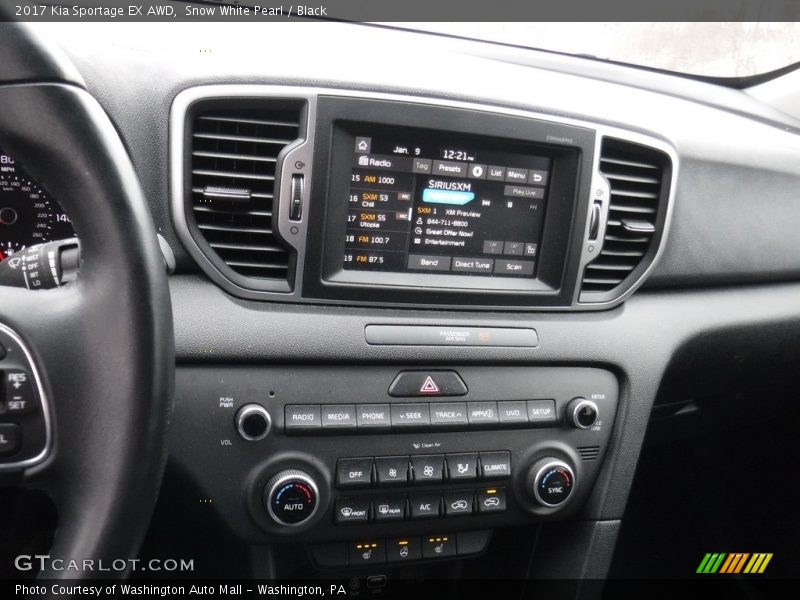 Snow White Pearl / Black 2017 Kia Sportage EX AWD