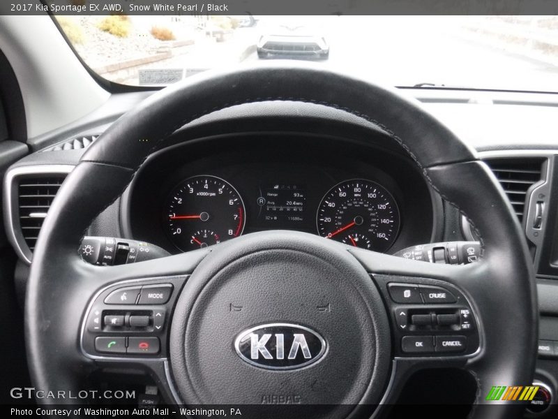 Snow White Pearl / Black 2017 Kia Sportage EX AWD