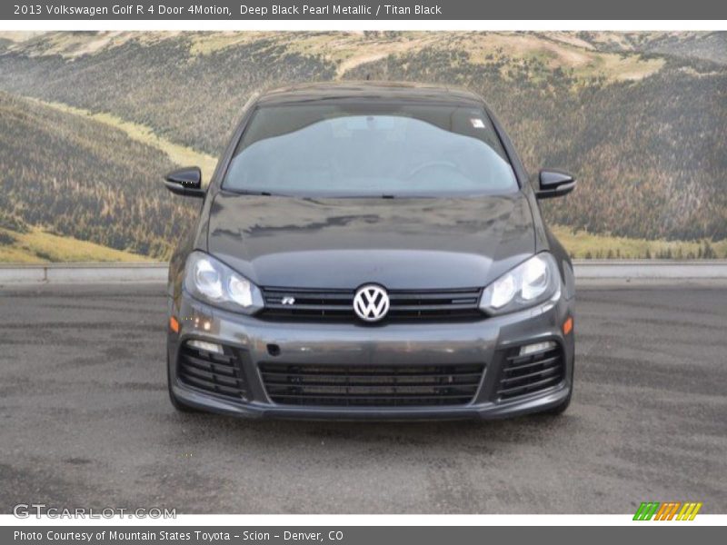 Deep Black Pearl Metallic / Titan Black 2013 Volkswagen Golf R 4 Door 4Motion