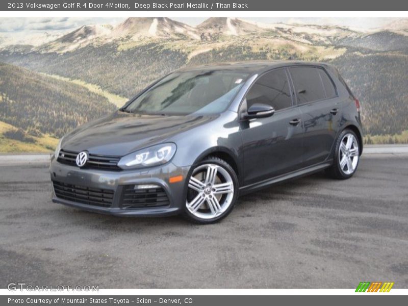 Deep Black Pearl Metallic / Titan Black 2013 Volkswagen Golf R 4 Door 4Motion