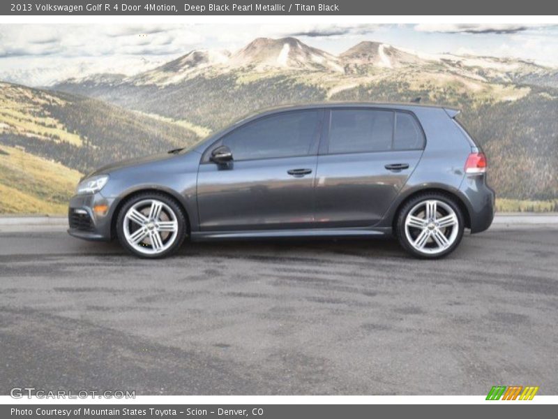 Deep Black Pearl Metallic / Titan Black 2013 Volkswagen Golf R 4 Door 4Motion