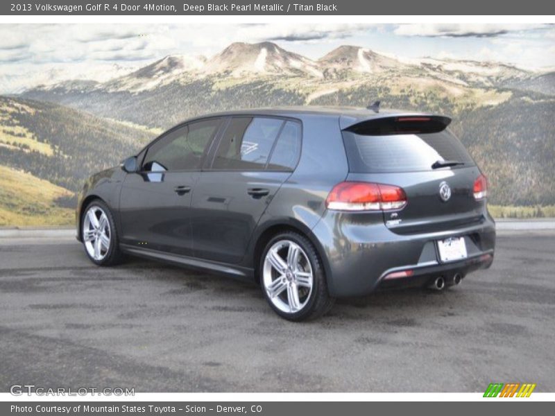 Deep Black Pearl Metallic / Titan Black 2013 Volkswagen Golf R 4 Door 4Motion