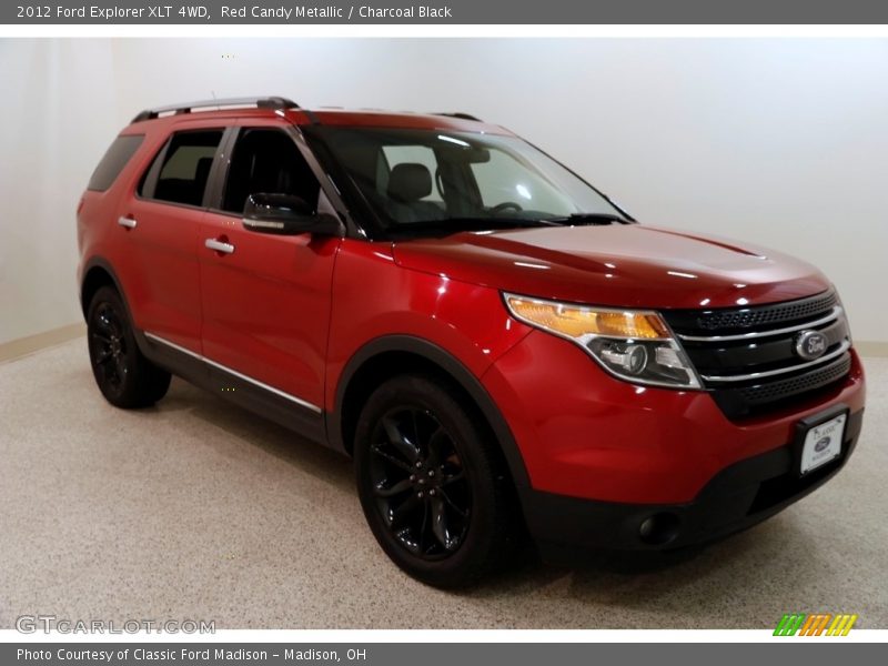 Red Candy Metallic / Charcoal Black 2012 Ford Explorer XLT 4WD