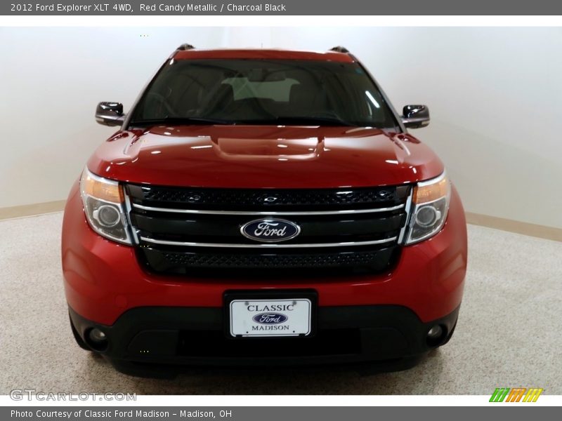 Red Candy Metallic / Charcoal Black 2012 Ford Explorer XLT 4WD