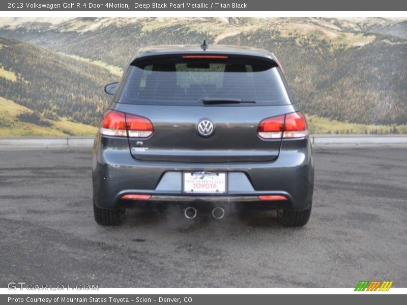 Deep Black Pearl Metallic / Titan Black 2013 Volkswagen Golf R 4 Door 4Motion