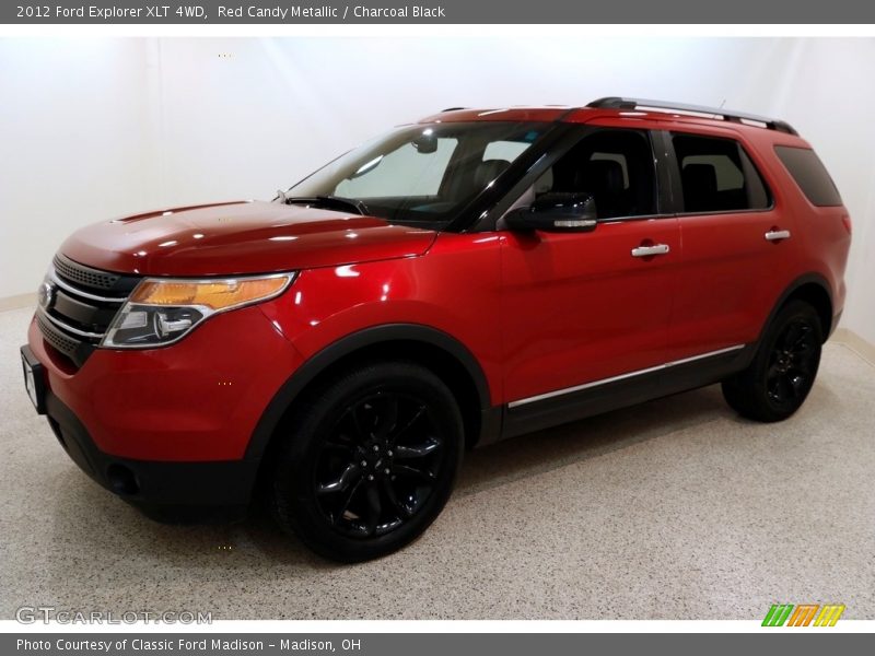 Red Candy Metallic / Charcoal Black 2012 Ford Explorer XLT 4WD