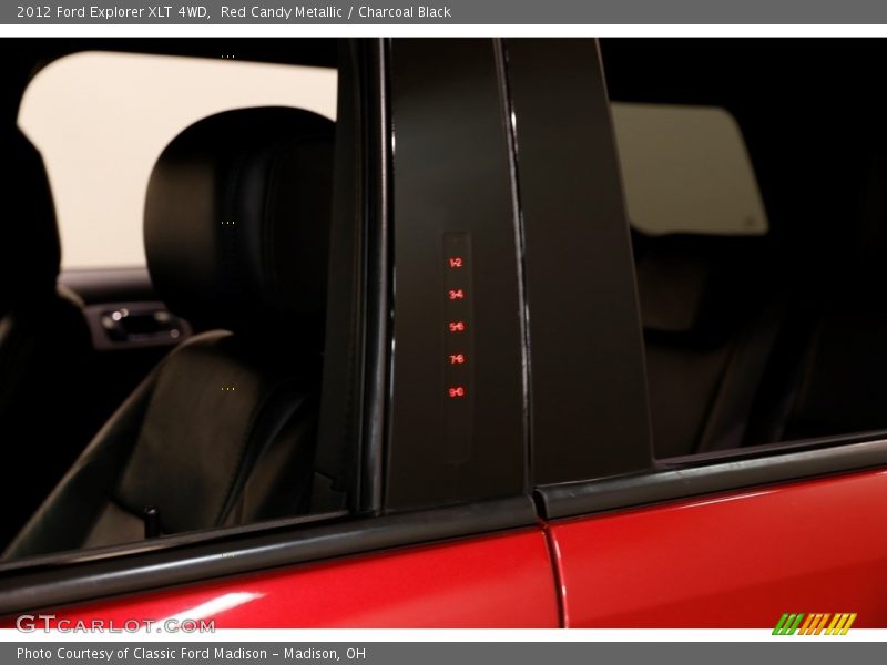 Red Candy Metallic / Charcoal Black 2012 Ford Explorer XLT 4WD