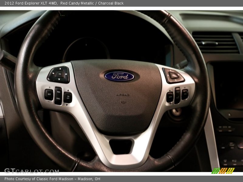 Red Candy Metallic / Charcoal Black 2012 Ford Explorer XLT 4WD
