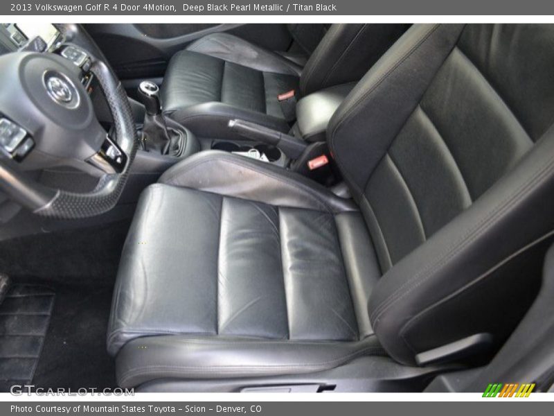 Deep Black Pearl Metallic / Titan Black 2013 Volkswagen Golf R 4 Door 4Motion