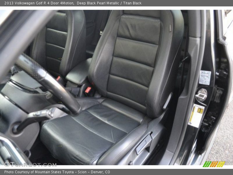 Deep Black Pearl Metallic / Titan Black 2013 Volkswagen Golf R 4 Door 4Motion