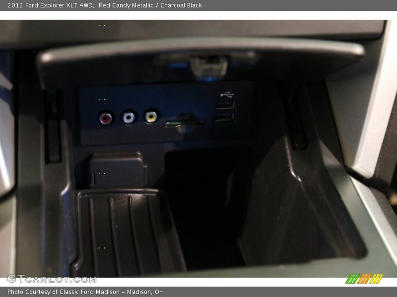 Red Candy Metallic / Charcoal Black 2012 Ford Explorer XLT 4WD