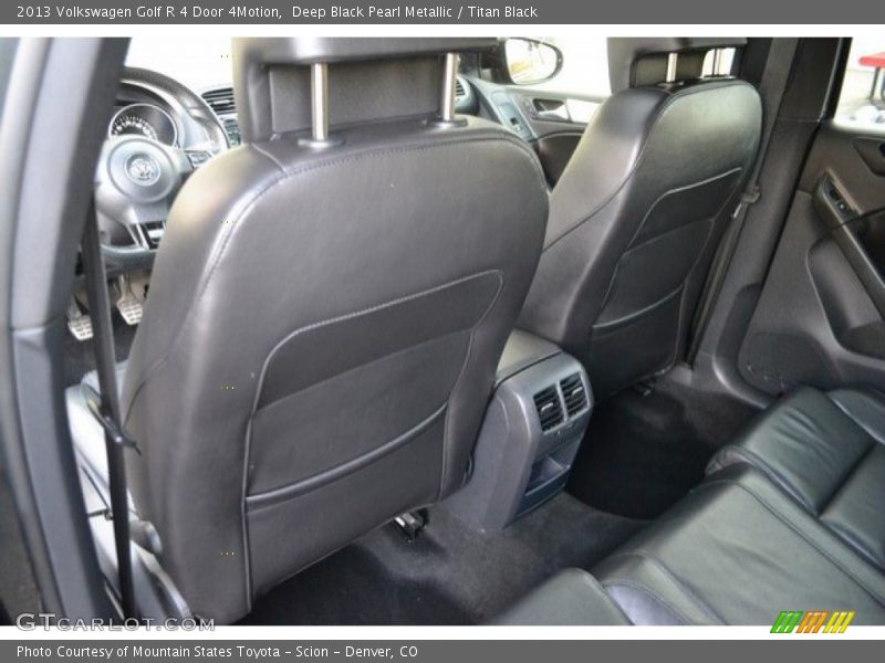 Deep Black Pearl Metallic / Titan Black 2013 Volkswagen Golf R 4 Door 4Motion