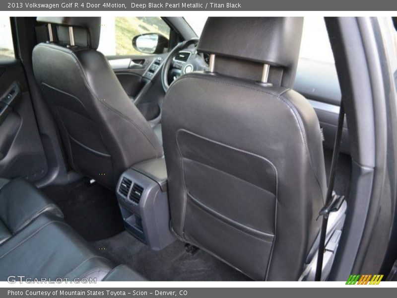 Deep Black Pearl Metallic / Titan Black 2013 Volkswagen Golf R 4 Door 4Motion