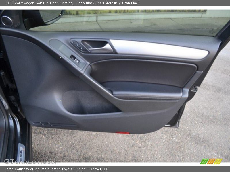 Deep Black Pearl Metallic / Titan Black 2013 Volkswagen Golf R 4 Door 4Motion