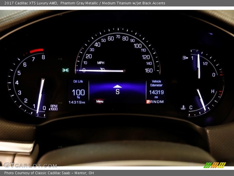 Phantom Gray Metallic / Medium Titanium w/Jet Black Accents 2017 Cadillac XTS Luxury AWD