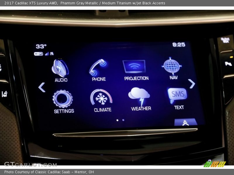 Phantom Gray Metallic / Medium Titanium w/Jet Black Accents 2017 Cadillac XTS Luxury AWD