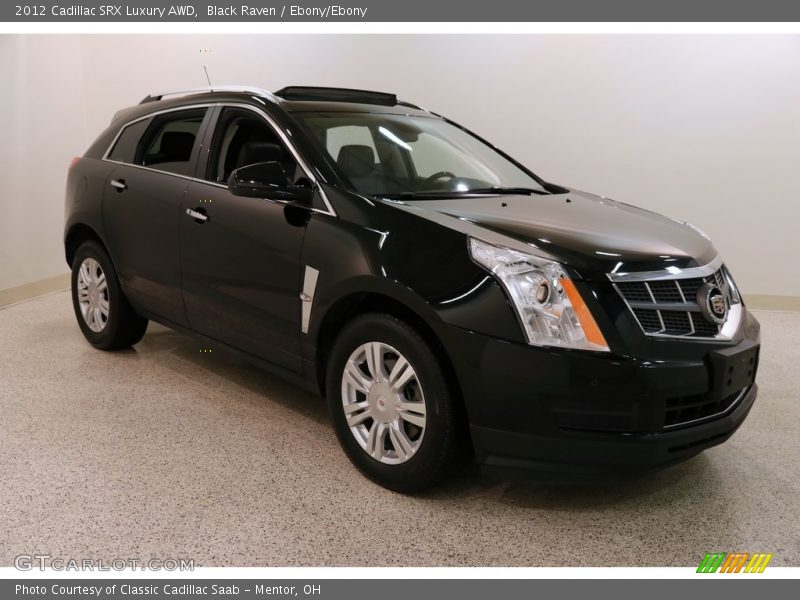 Black Raven / Ebony/Ebony 2012 Cadillac SRX Luxury AWD