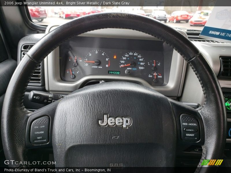 Bright Silver Metallic / Dark Slate Gray 2006 Jeep Wrangler Unlimited 4x4