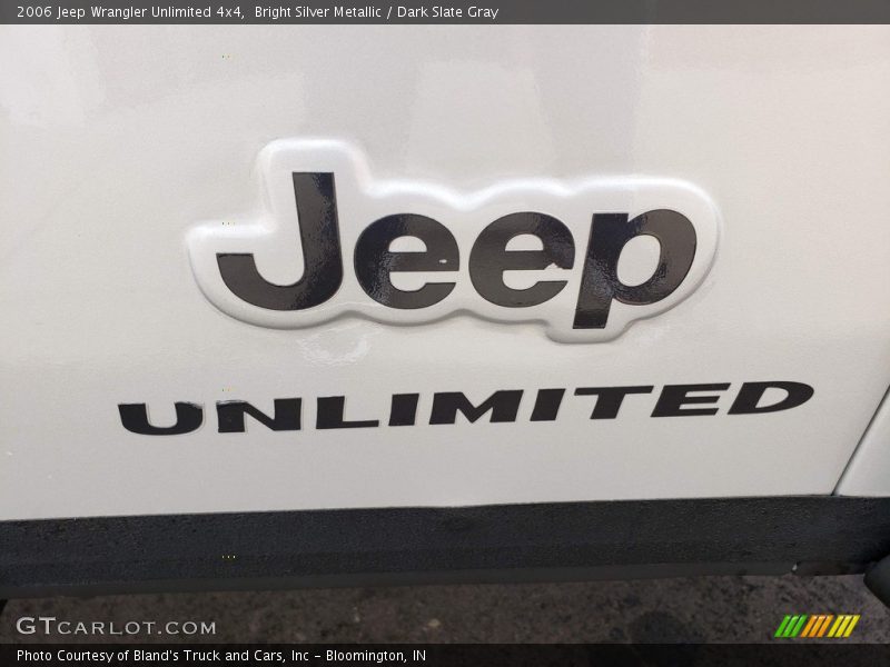 Bright Silver Metallic / Dark Slate Gray 2006 Jeep Wrangler Unlimited 4x4