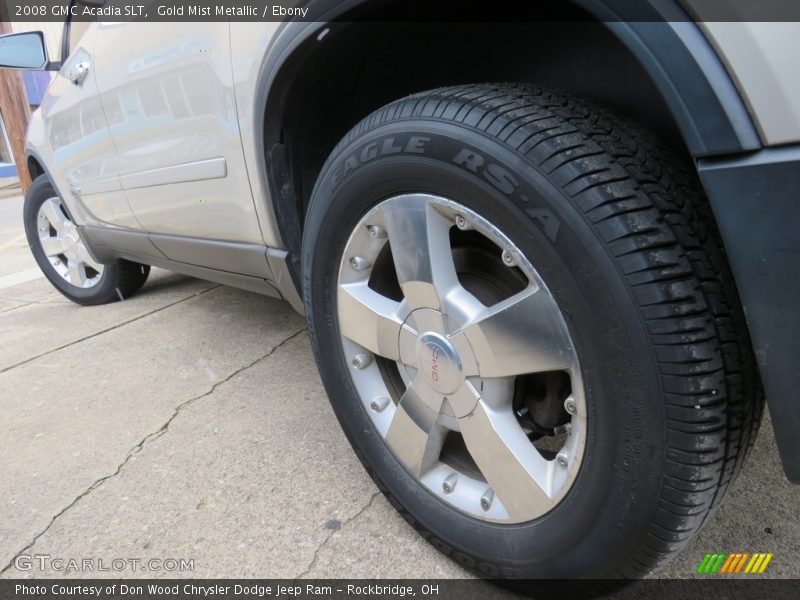 Gold Mist Metallic / Ebony 2008 GMC Acadia SLT