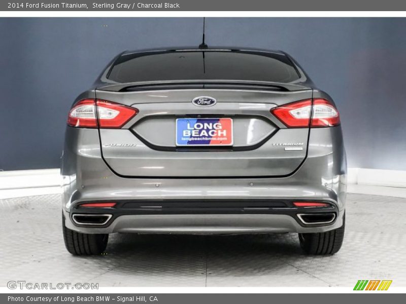 Sterling Gray / Charcoal Black 2014 Ford Fusion Titanium