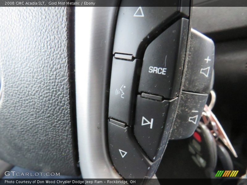 Gold Mist Metallic / Ebony 2008 GMC Acadia SLT