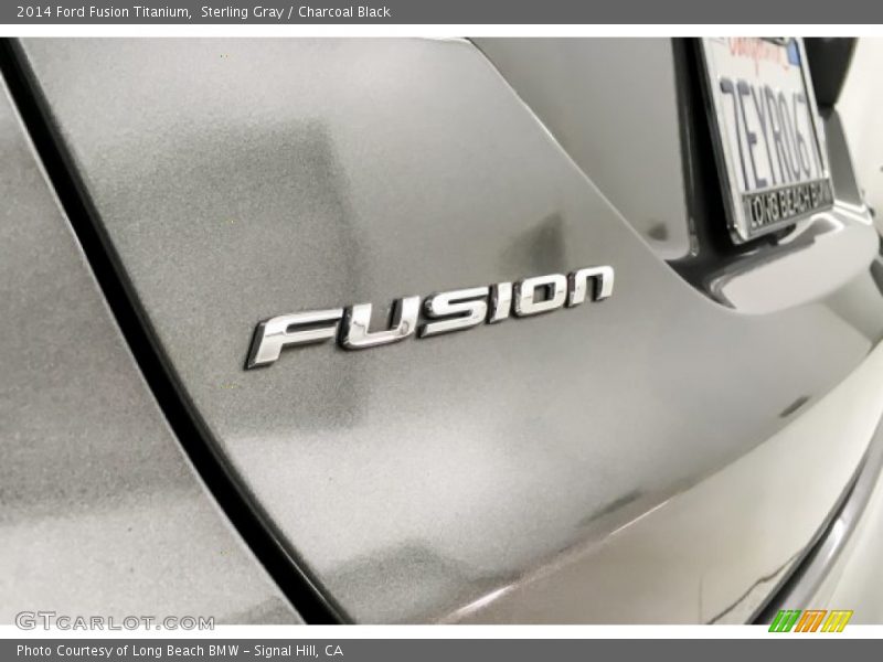 Sterling Gray / Charcoal Black 2014 Ford Fusion Titanium