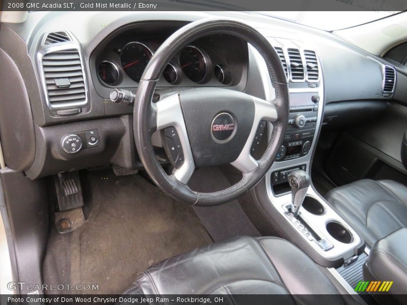 Gold Mist Metallic / Ebony 2008 GMC Acadia SLT