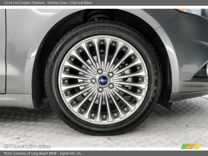 Sterling Gray / Charcoal Black 2014 Ford Fusion Titanium