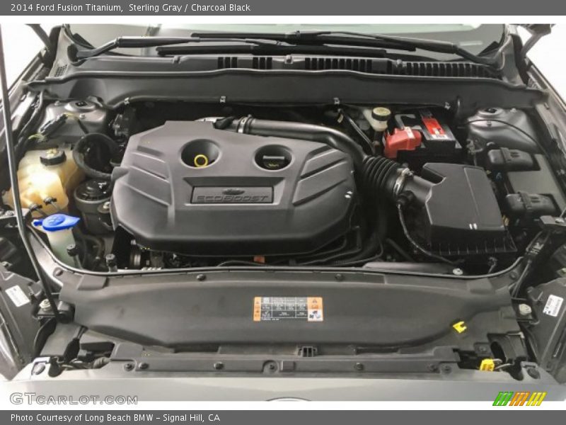 Sterling Gray / Charcoal Black 2014 Ford Fusion Titanium