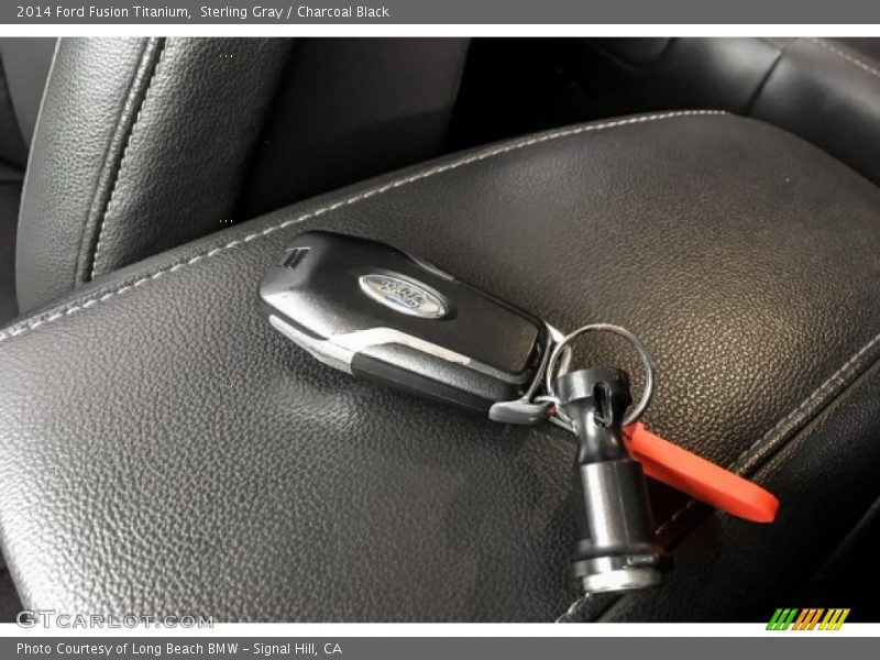 Sterling Gray / Charcoal Black 2014 Ford Fusion Titanium
