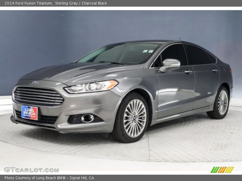 Sterling Gray / Charcoal Black 2014 Ford Fusion Titanium
