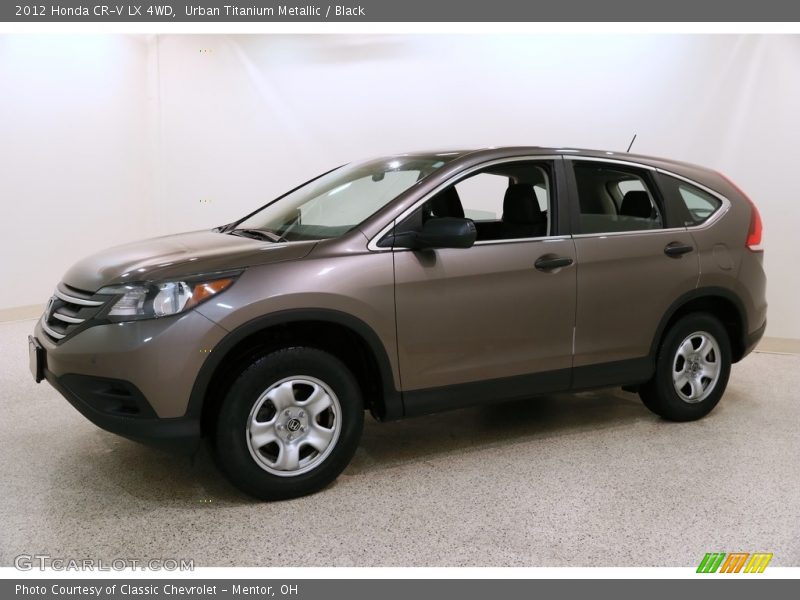 Urban Titanium Metallic / Black 2012 Honda CR-V LX 4WD