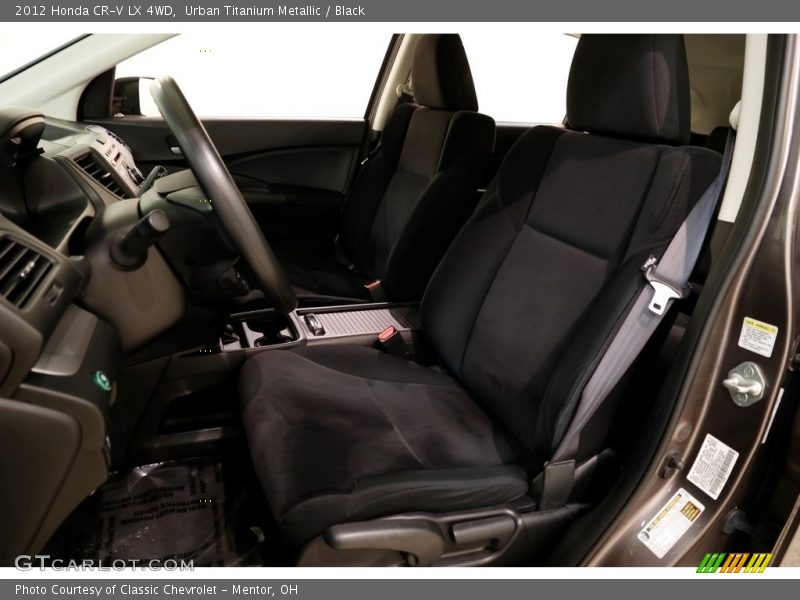 Urban Titanium Metallic / Black 2012 Honda CR-V LX 4WD