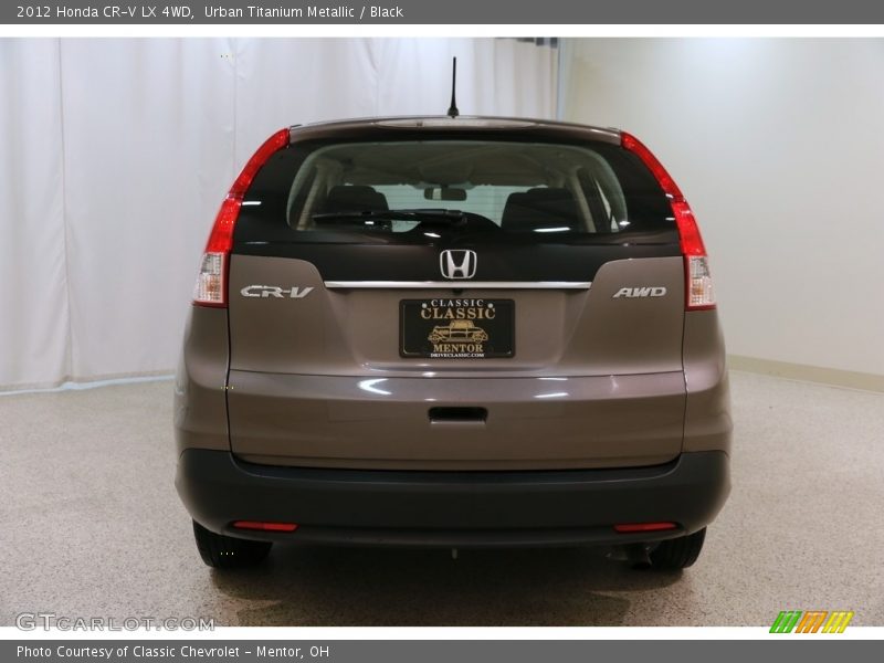 Urban Titanium Metallic / Black 2012 Honda CR-V LX 4WD