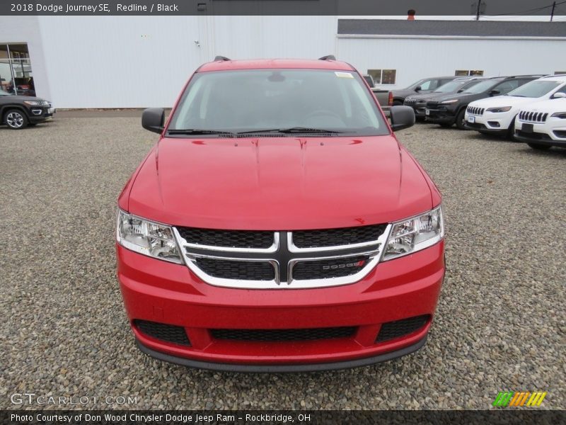 Redline / Black 2018 Dodge Journey SE