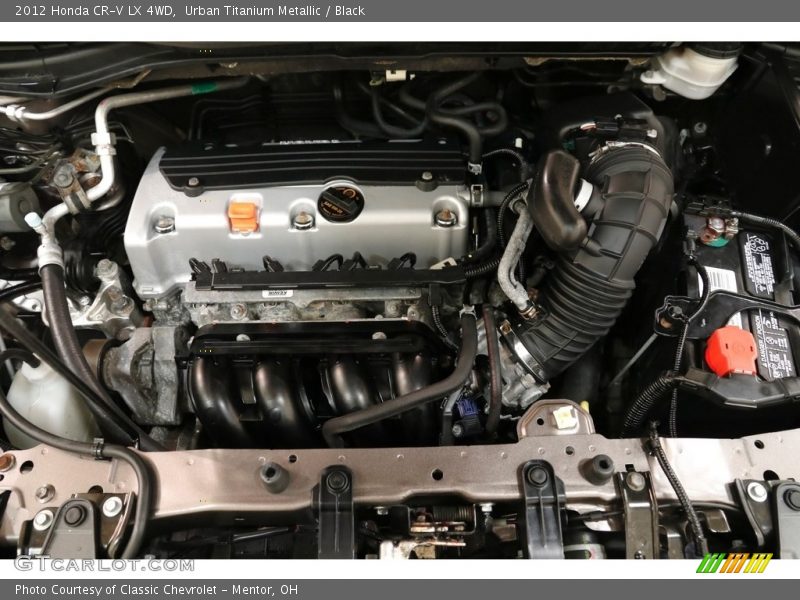 Urban Titanium Metallic / Black 2012 Honda CR-V LX 4WD