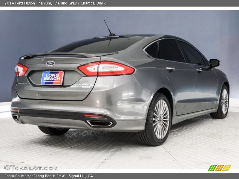 Sterling Gray / Charcoal Black 2014 Ford Fusion Titanium