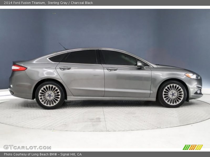 Sterling Gray / Charcoal Black 2014 Ford Fusion Titanium