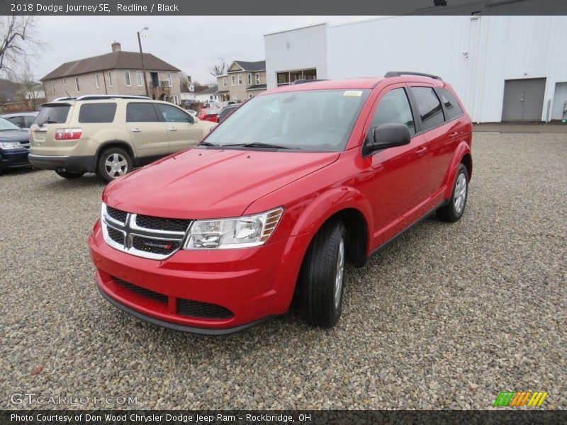 Redline / Black 2018 Dodge Journey SE