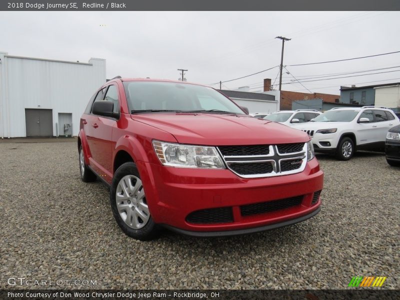 Redline / Black 2018 Dodge Journey SE