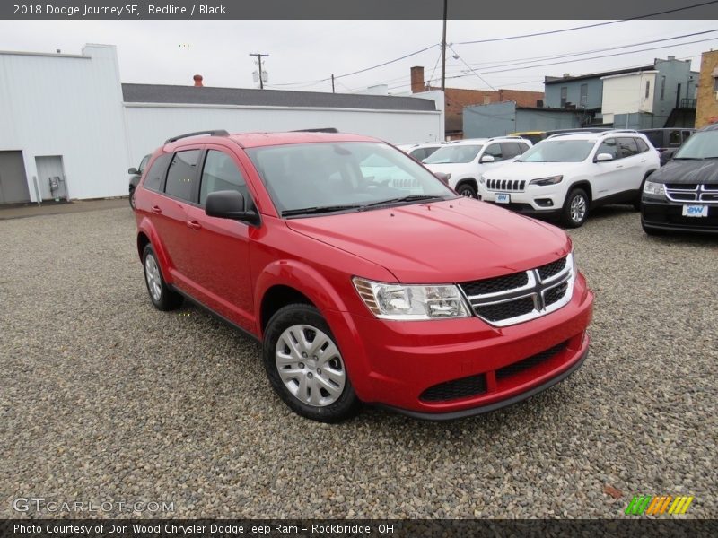 Redline / Black 2018 Dodge Journey SE