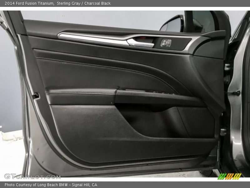 Sterling Gray / Charcoal Black 2014 Ford Fusion Titanium