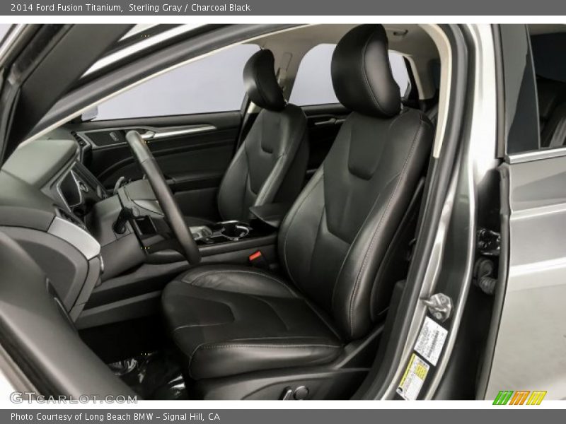 Sterling Gray / Charcoal Black 2014 Ford Fusion Titanium