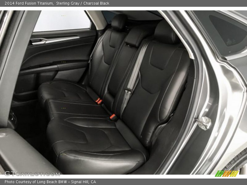 Sterling Gray / Charcoal Black 2014 Ford Fusion Titanium