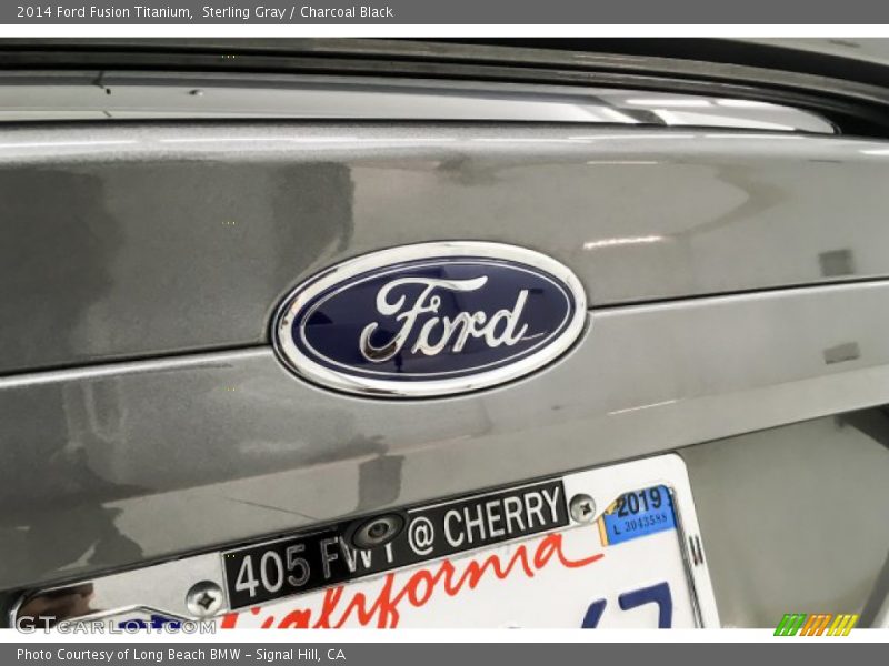 Sterling Gray / Charcoal Black 2014 Ford Fusion Titanium