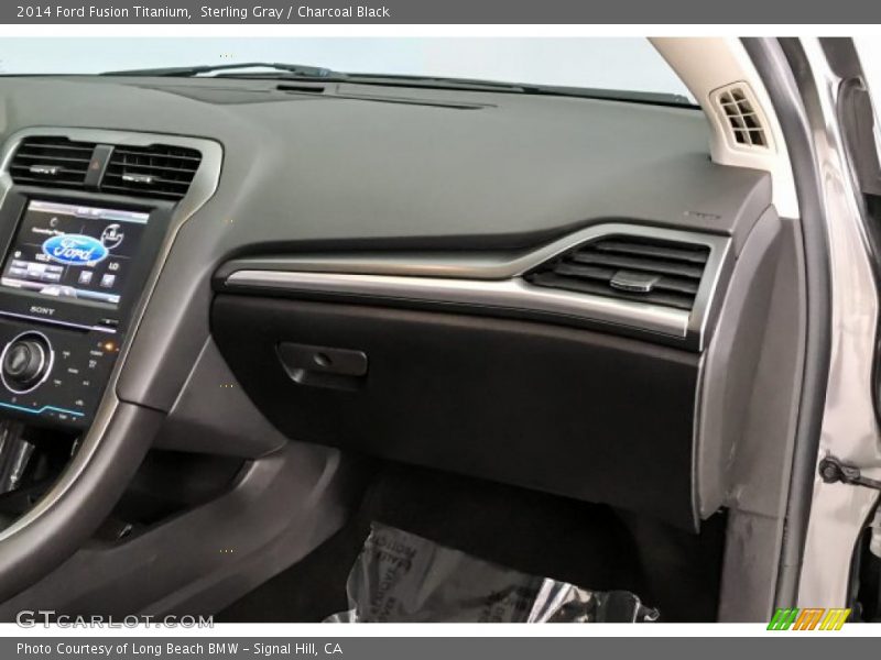 Sterling Gray / Charcoal Black 2014 Ford Fusion Titanium